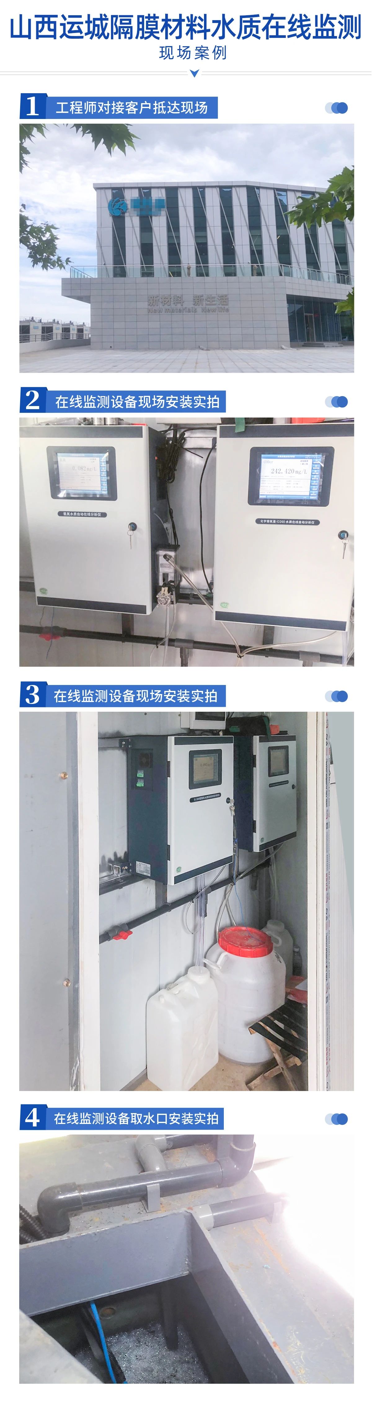 应用案例丨山西运城隔膜材料水质在线监测项目【新材料废水】(图1)