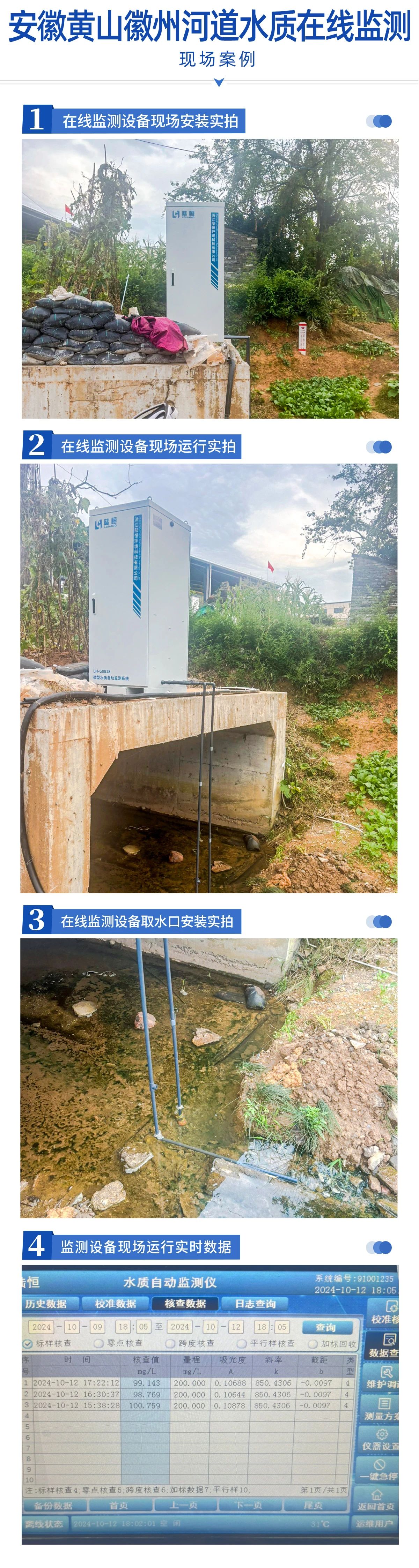 应用案例丨安徽黄山徽州河道水质在线监测项目【微型水站】(图1)